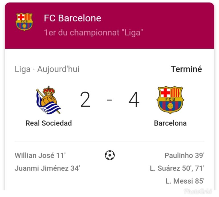 Liga 19e Journée : le Barça en taille patron